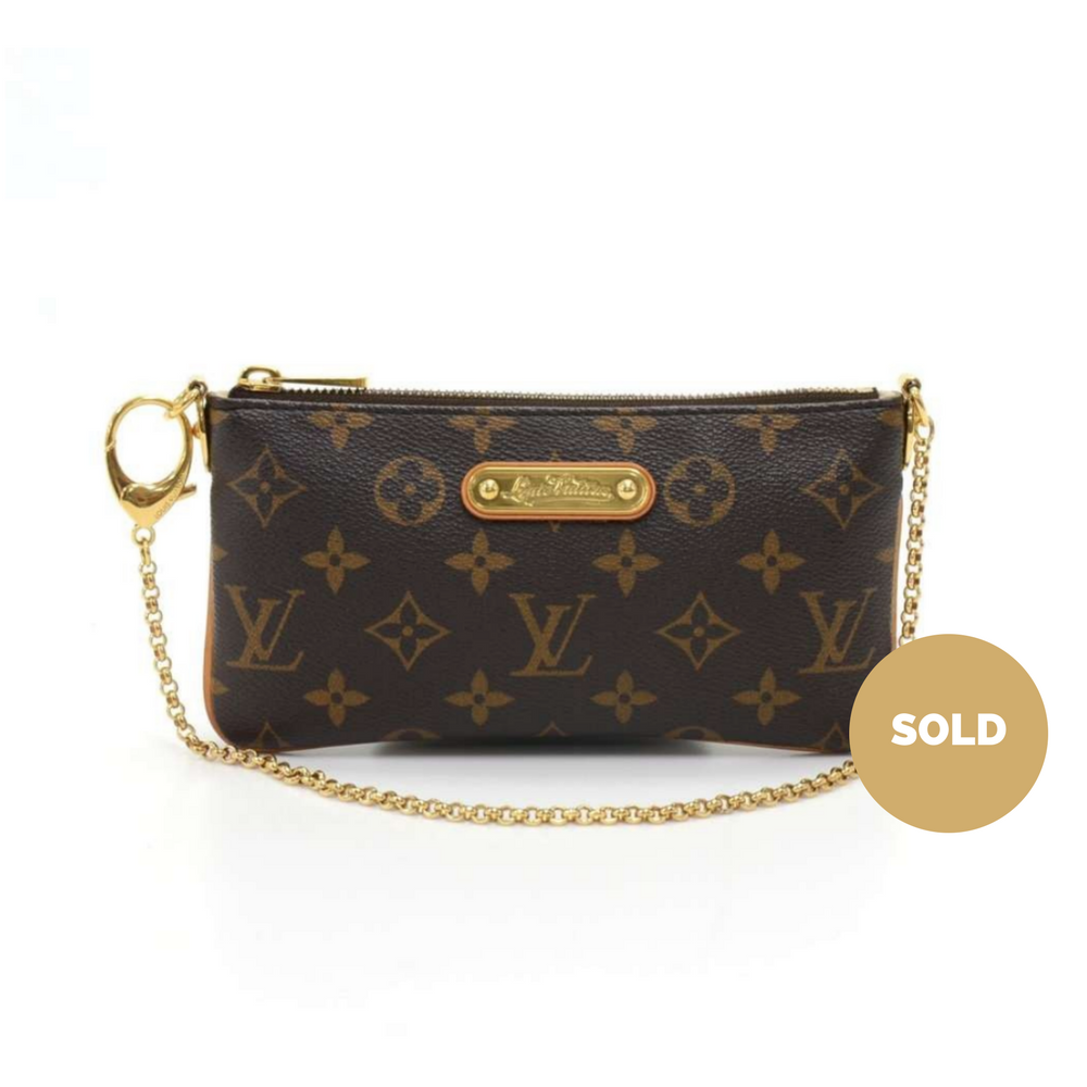 Louis Vuitto Milla PM Monogram Canvas Evening Bag