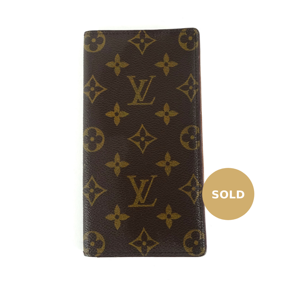 Louis Vuitto Bifold Monogram Canvas Long Wallet
