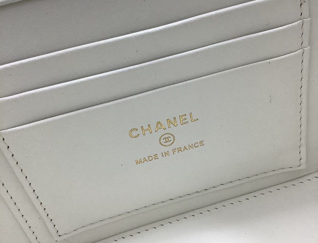 CHLSmall Vanity Case White For Women, Women’s Bags 5.9in/15cm