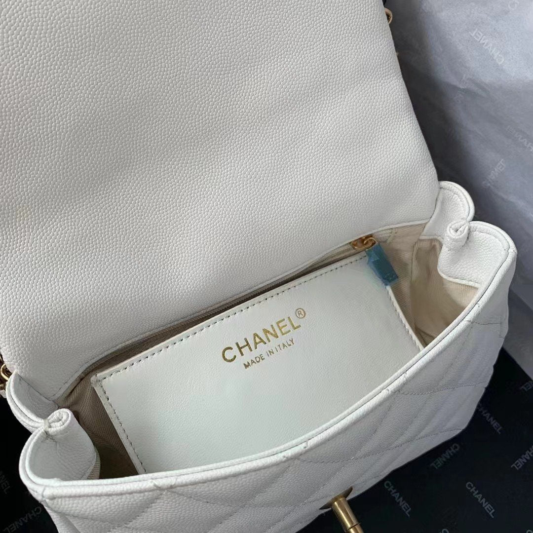 CHLGlamIapbag With Chain White For Women Bags 8.3in/21cm