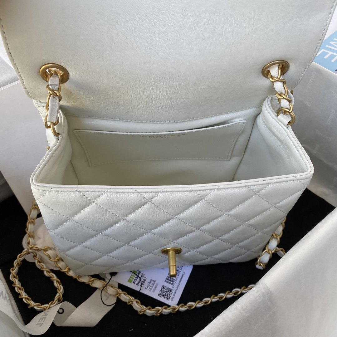 CHLSmall Floor Pack White For Women, Women’s Bags 7.6in/19.5cm