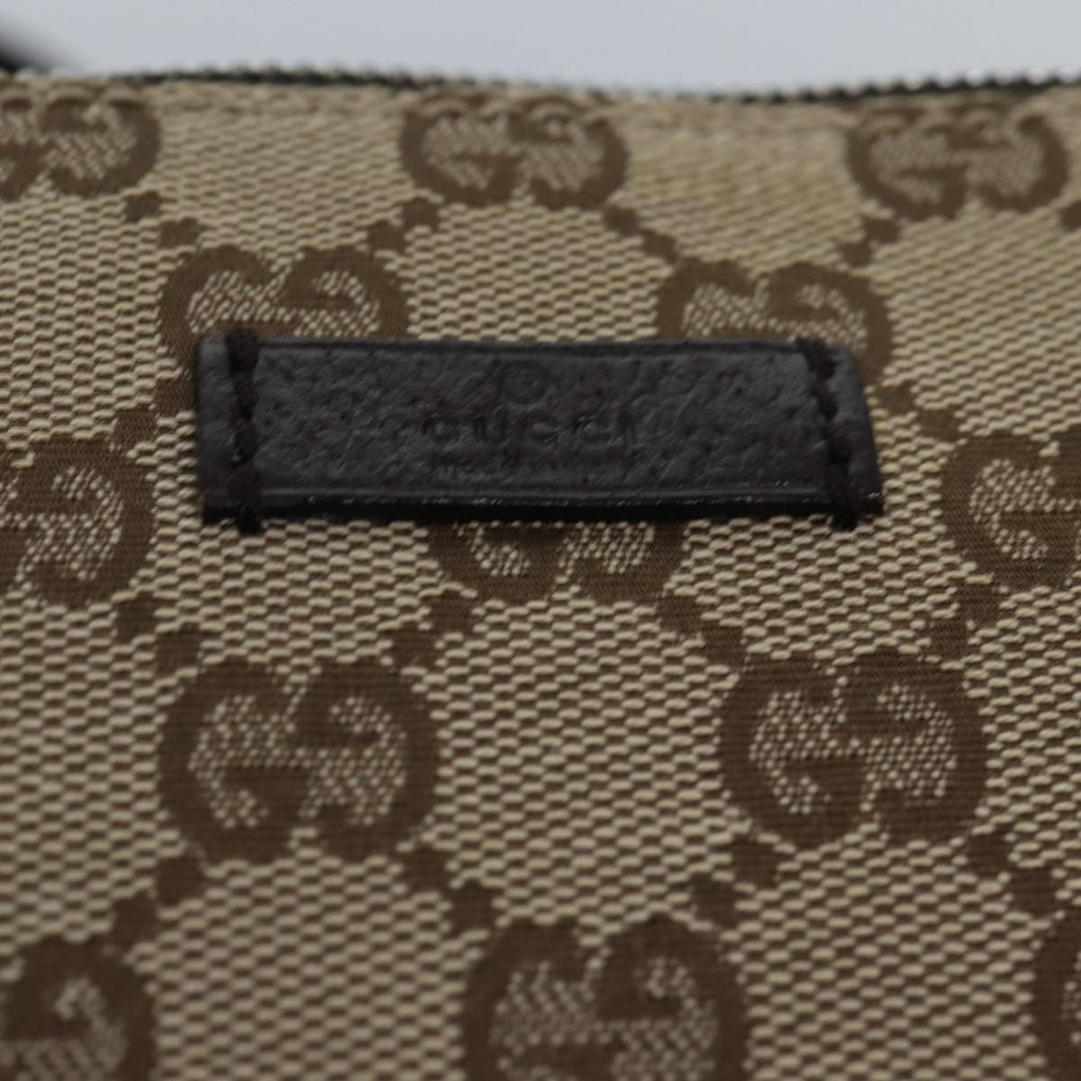 GUCCI GG Canvas Shoulder Bag Beige 114273 tb1081