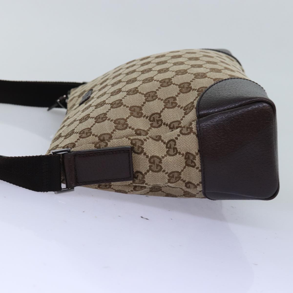 GUCCI GG Canvas Shoulder Bag Beige 114273 tb1081