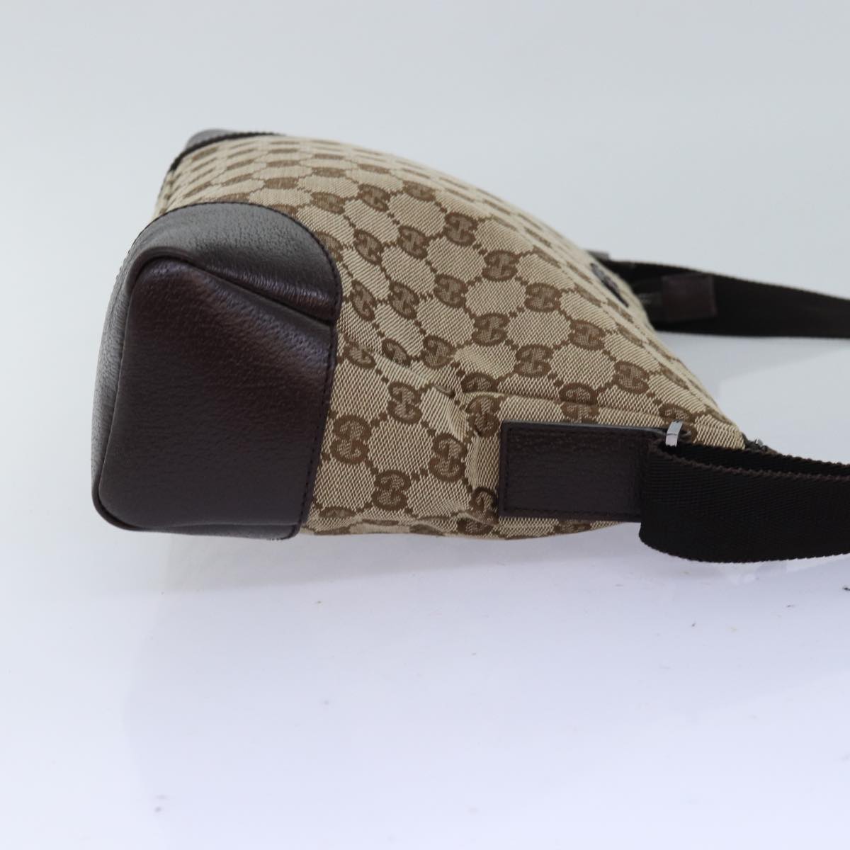 GUCCI GG Canvas Shoulder Bag Beige 114273 tb1081