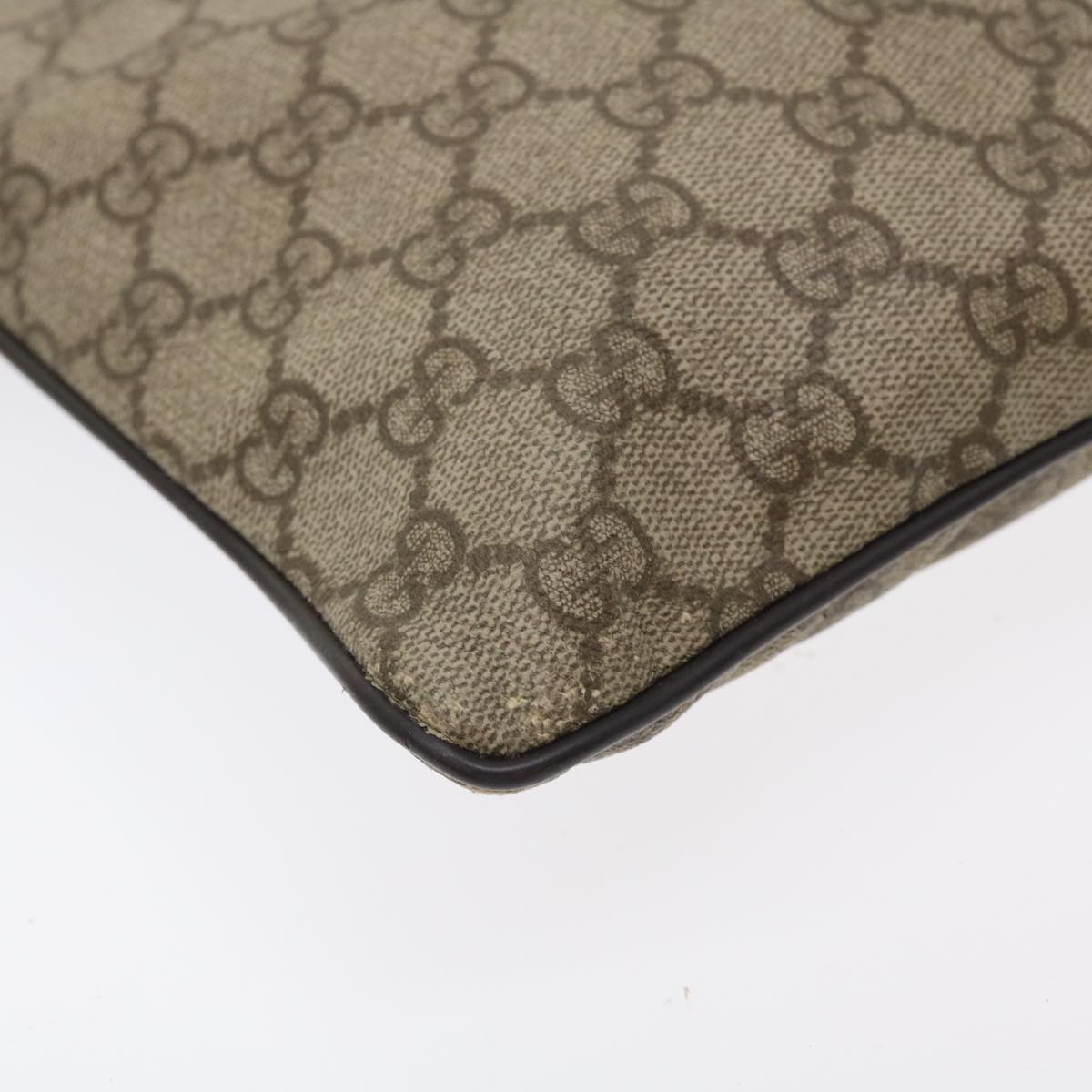 GUCCI GG Canvas Shoulder Bag Beige 141626467891 tb395