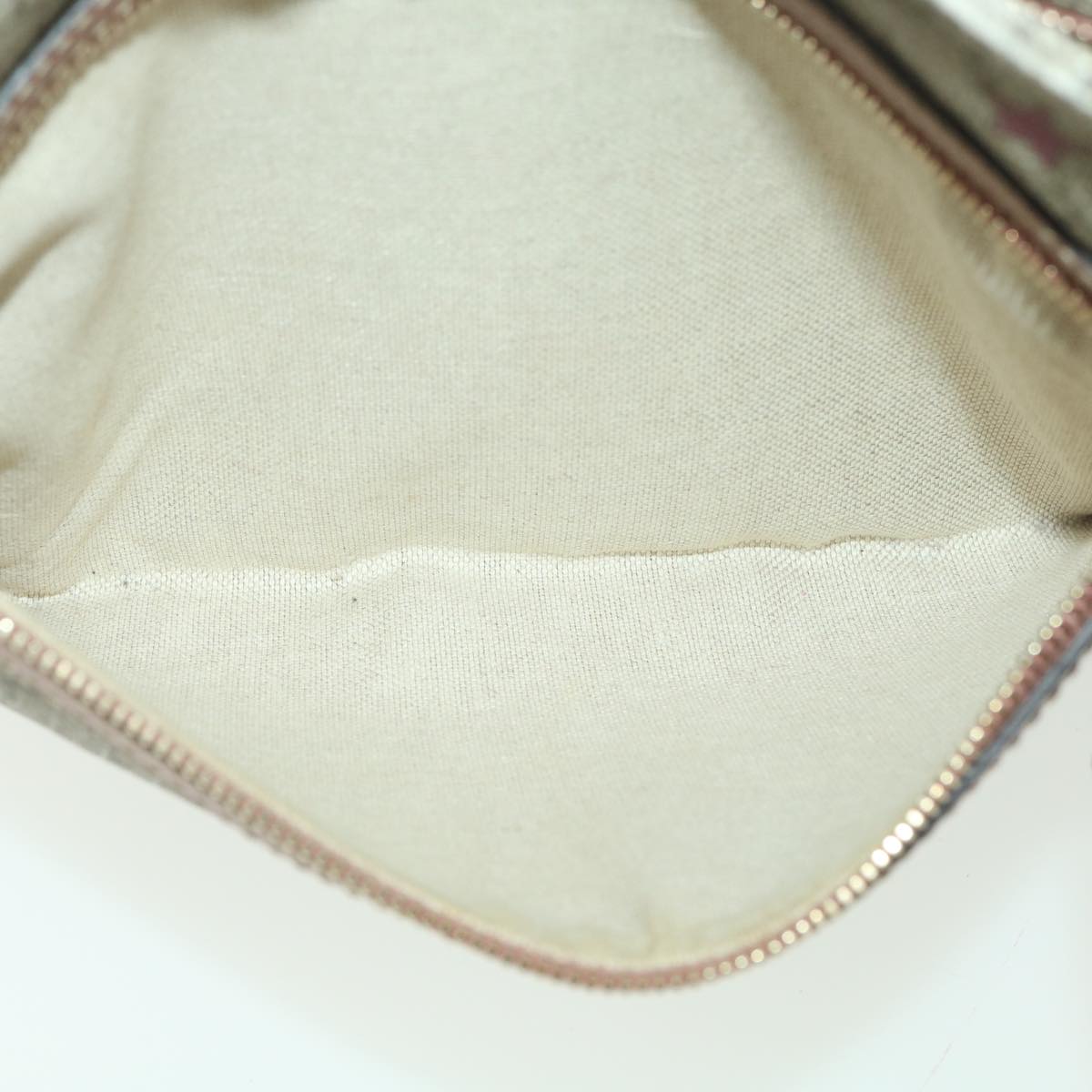 GUCCI GG Canvas Star Shoulder Bag PVC Leather Beige Pink 295257 tb525