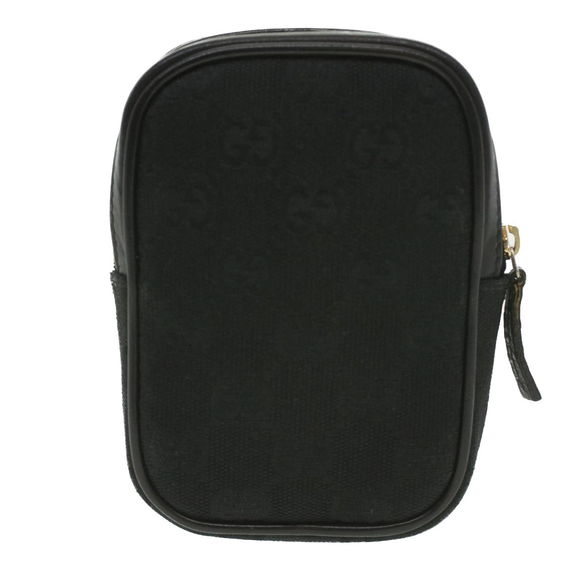 GUCCI GG Canvas Cigarette Case Black 115249 tb530