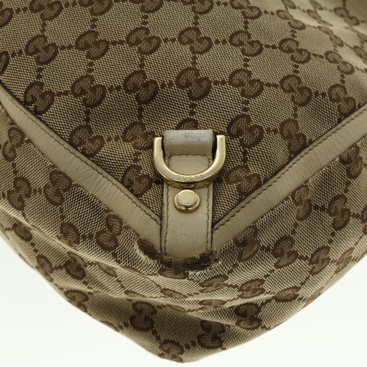 GUCCI GG Canvas Abbey Tote Bag Beige White 205141 tb580
