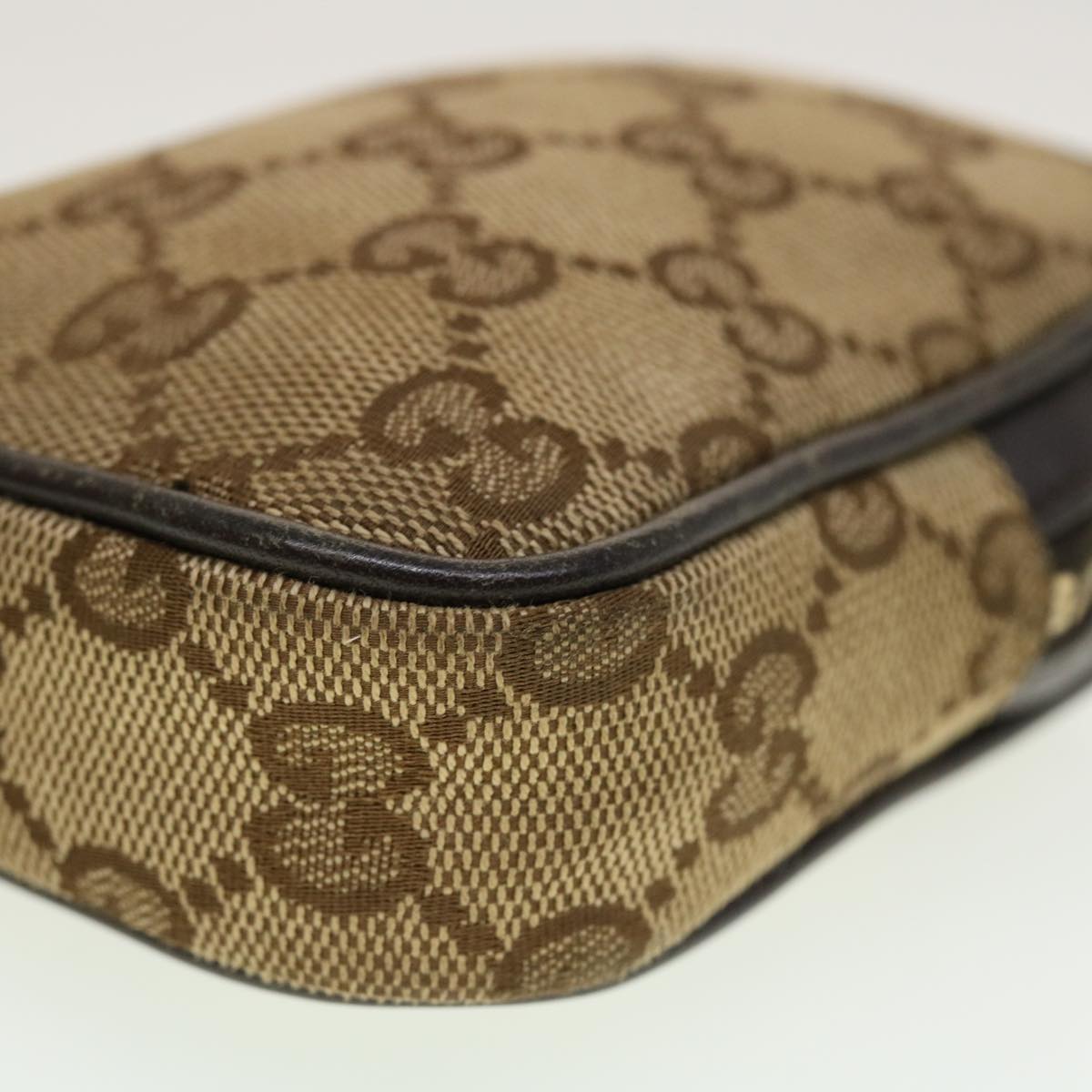 GUCCI GG Canvas Cigarette Case Beige 115249 tb636