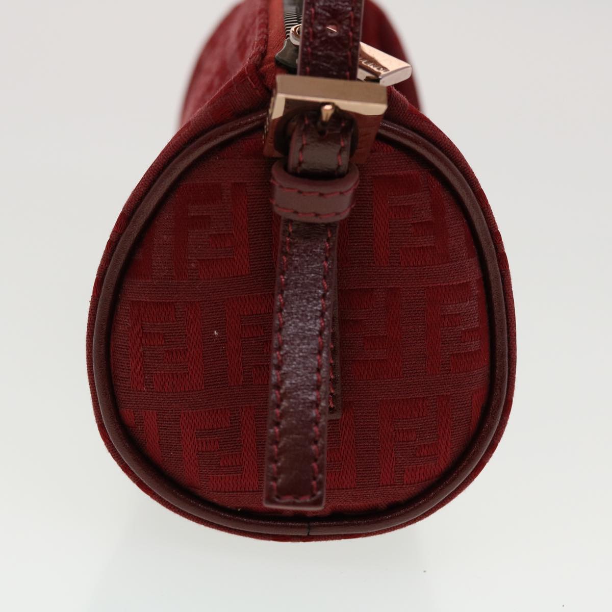 FENDI Zucchino Canvas Pouch Red tb640