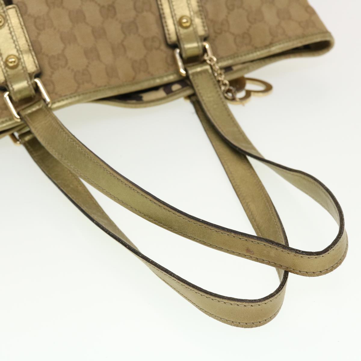 GUCCI GG Canvas Web Sherry Line Hand Bag 2Set Black Red beige tb658