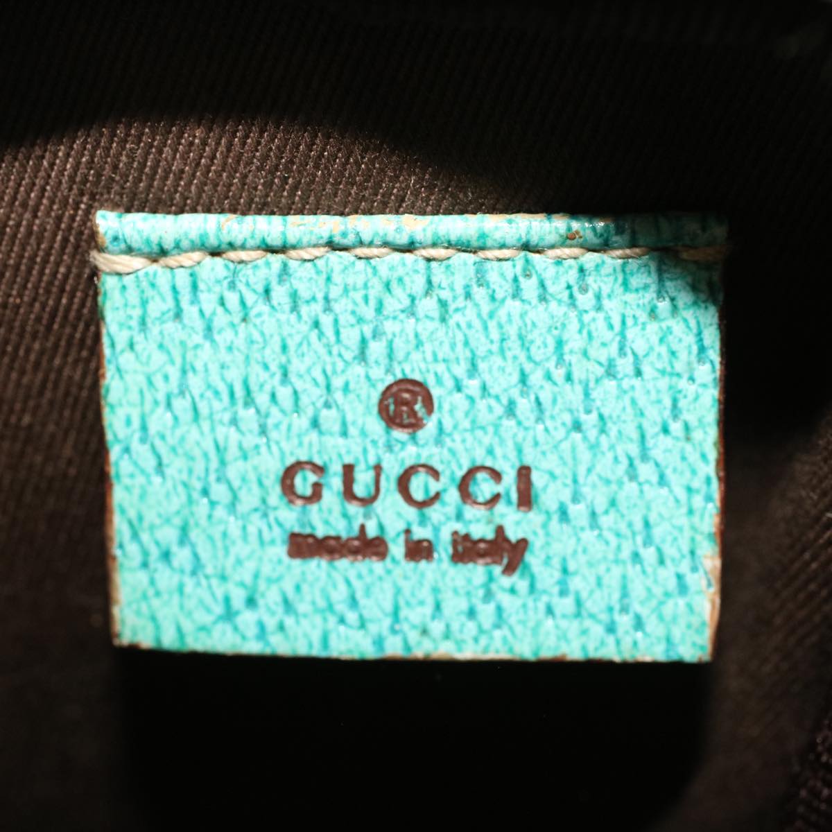 GUCCI GG Canvas Cigarette Case Beige Light Blue 115249 tb678