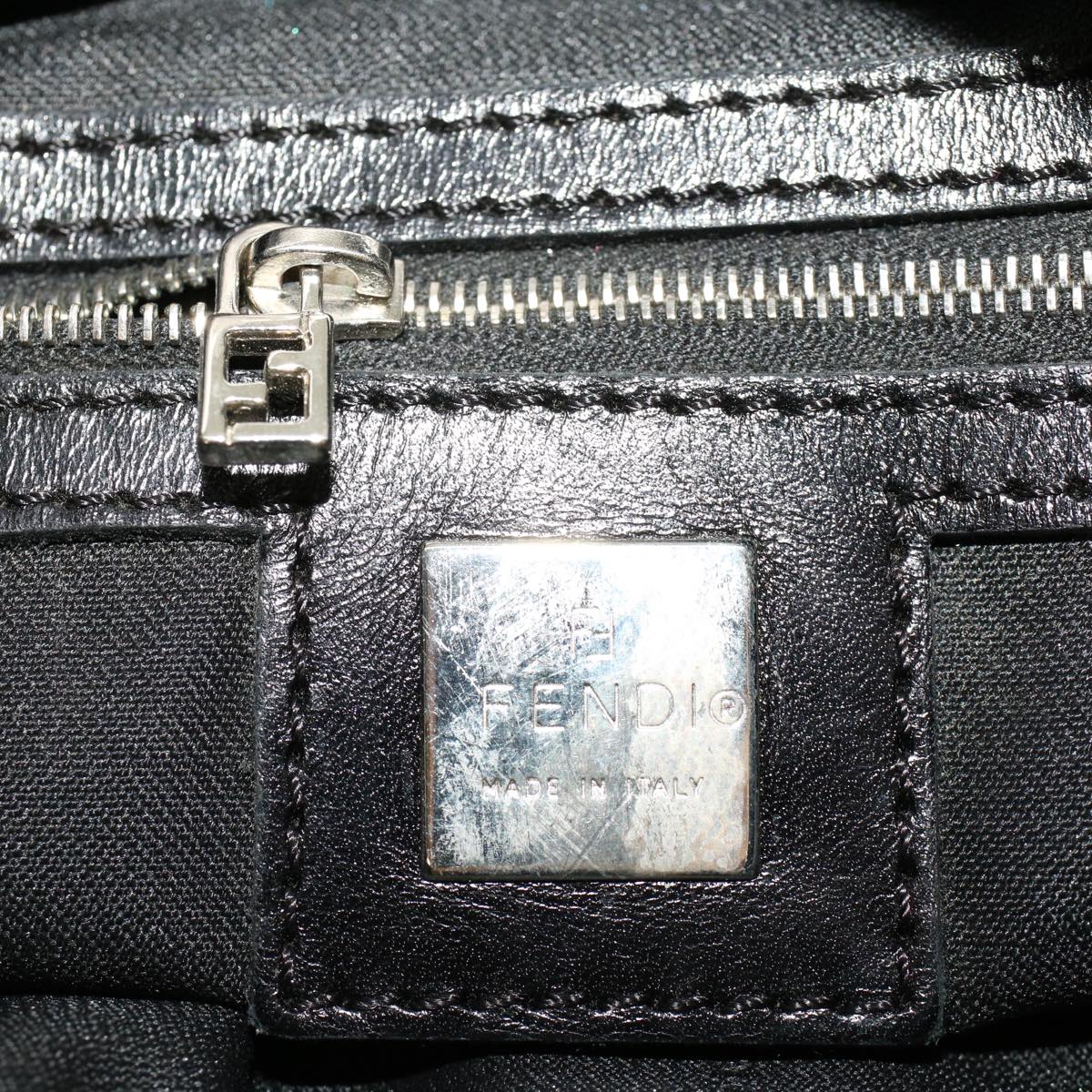 FENDI Shoulder Bag Harako leather Black tb734