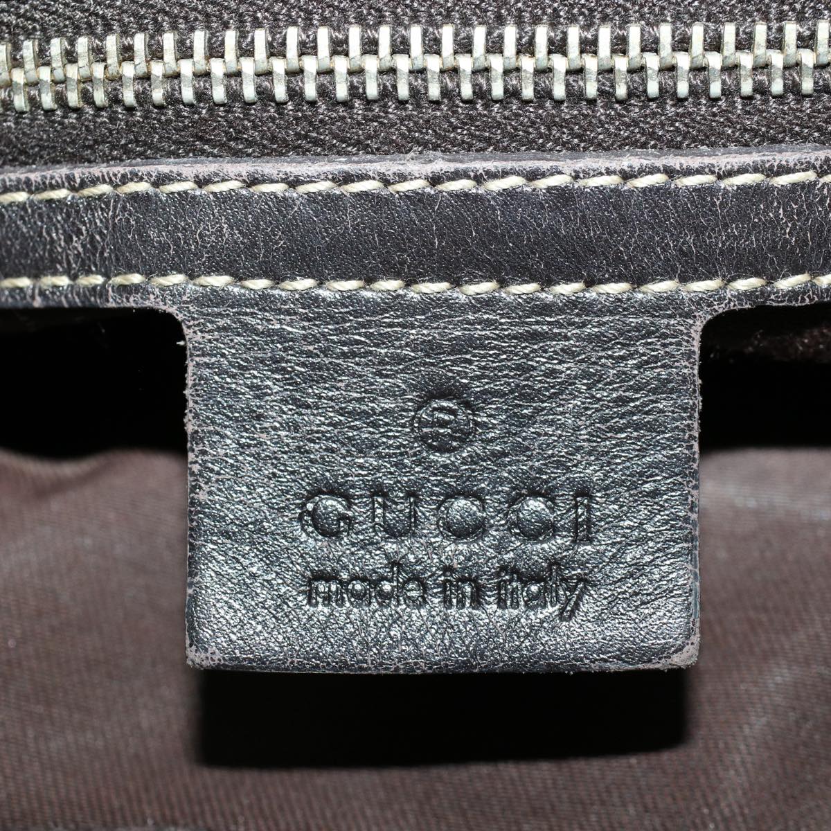 GUCCI GG Canvas Shoulder Bag Leather 2Set Beige Black tb736