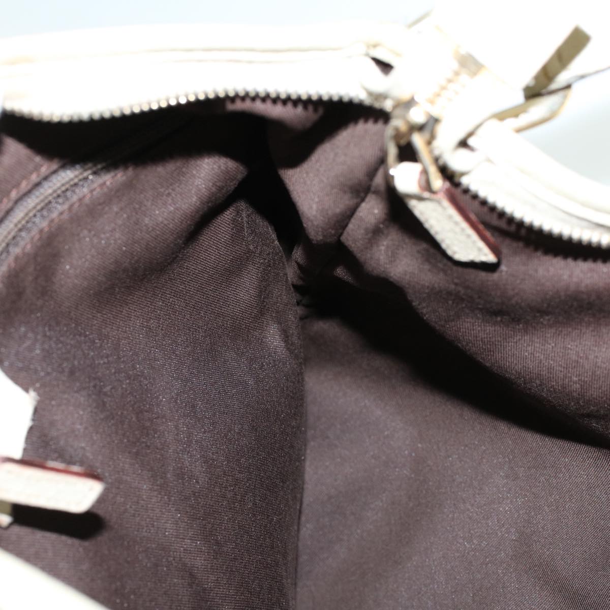 GUCCI GG Canvas Shoulder Bag Leather 2Set Beige Black tb736