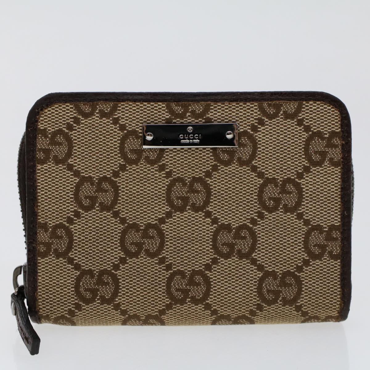 GUCCI GG Canvas Coin Purse Pouch 2Set Beige tb744