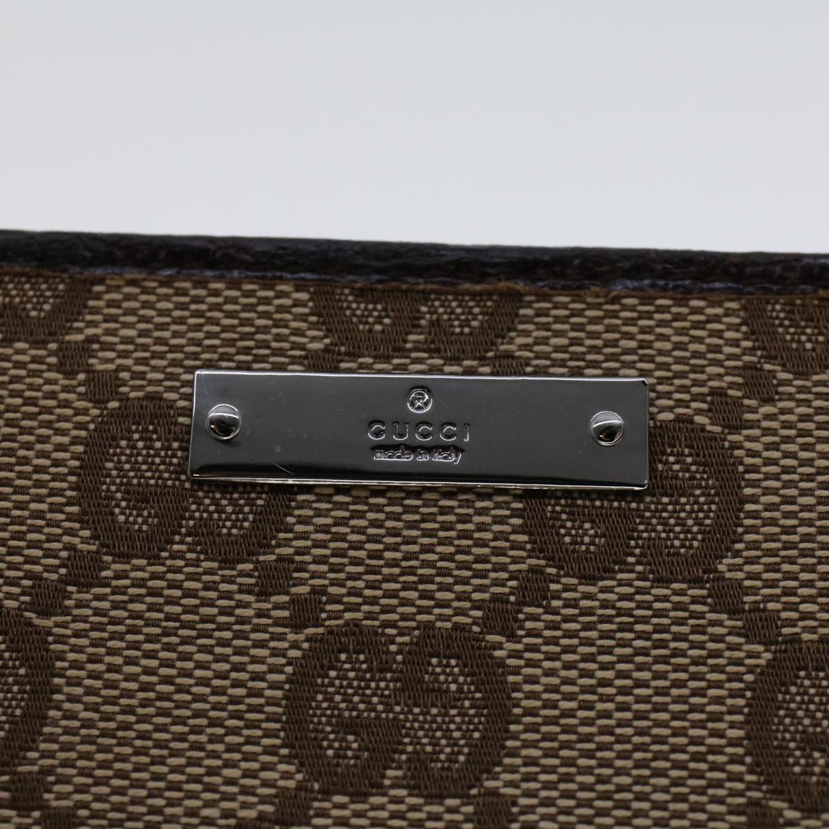 GUCCI GG Canvas Coin Purse Pouch 2Set Beige tb744