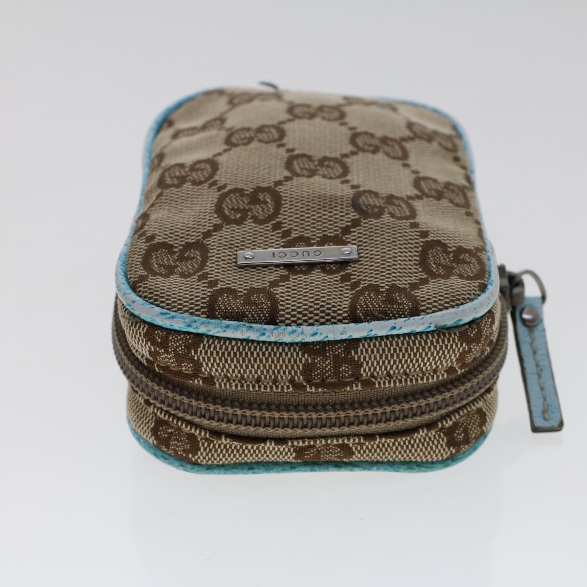 GUCCI GG Canvas Coin Purse Pouch 2Set Beige tb744