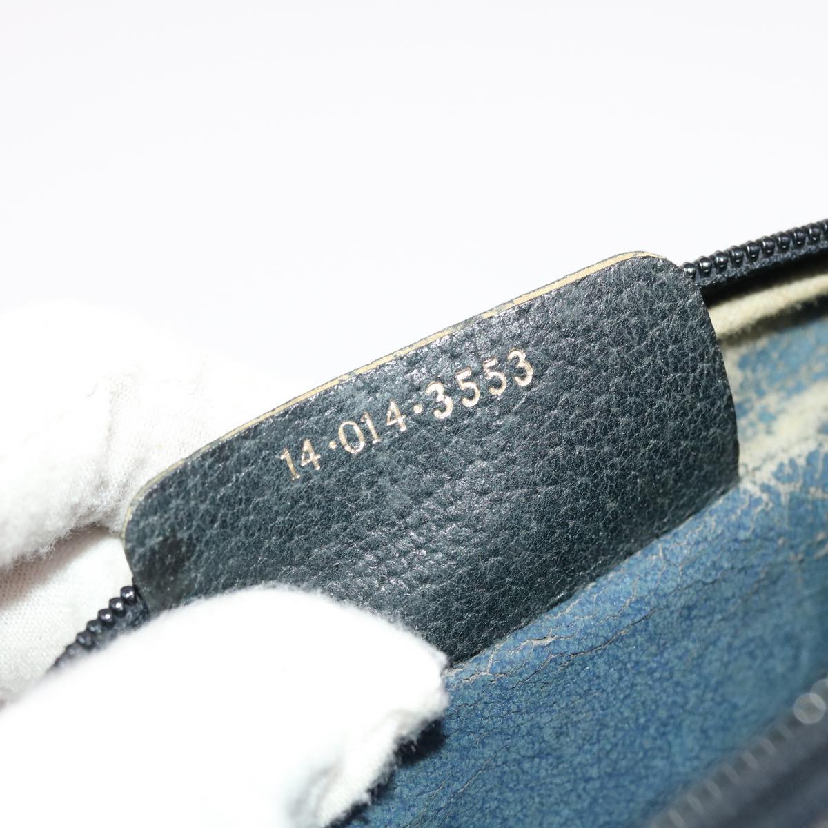 GUCCI GG Canvas Sherry Line Clutch Bag Gray Red Navy 14・014・3553 tb799