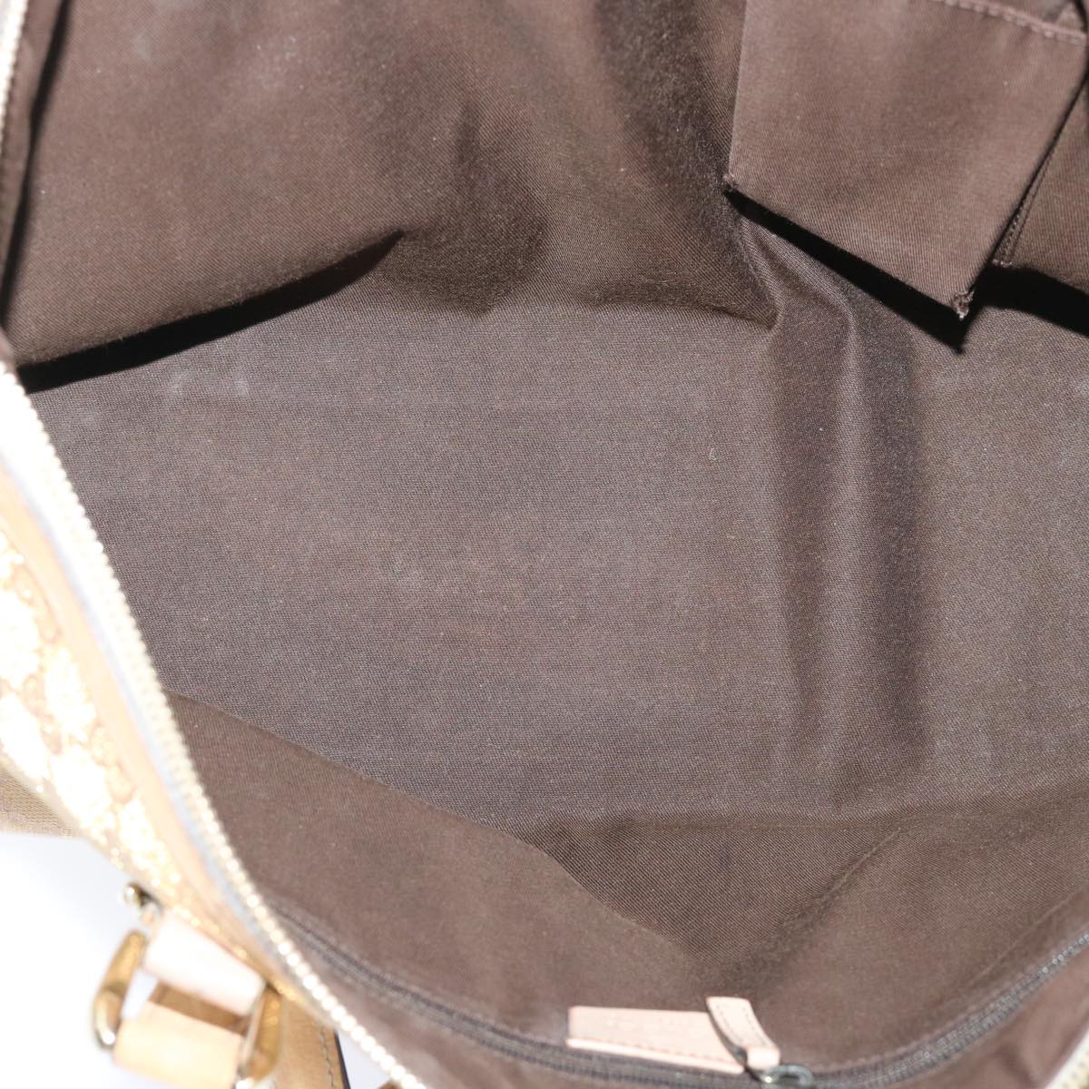 GUCCI GG Canvas Tote Bag Gold 141470 tb863