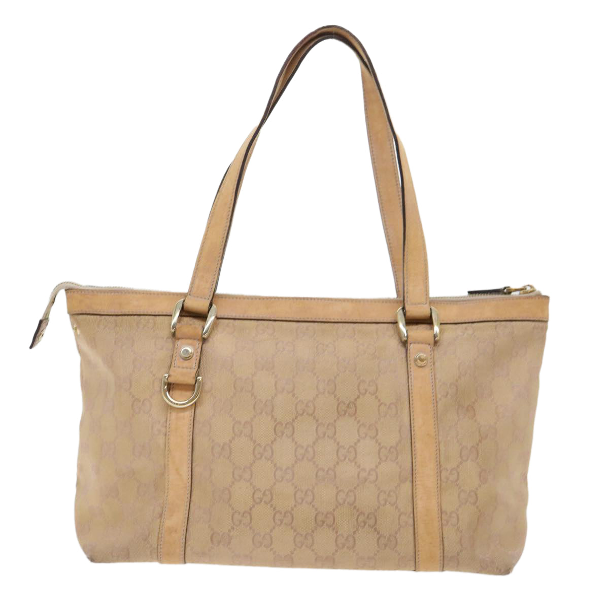 GUCCI GG Canvas Tote Bag Gold 141470 tb863