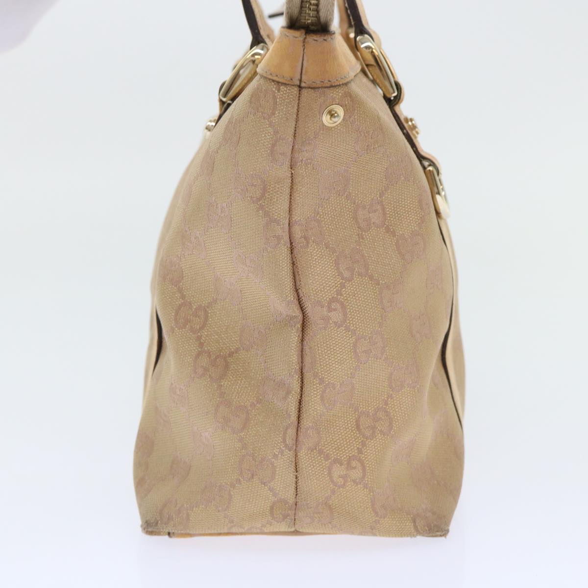 GUCCI GG Canvas Tote Bag Gold 141470 tb863