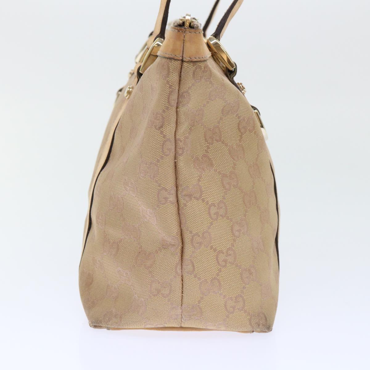GUCCI GG Canvas Tote Bag Gold 141470 tb863