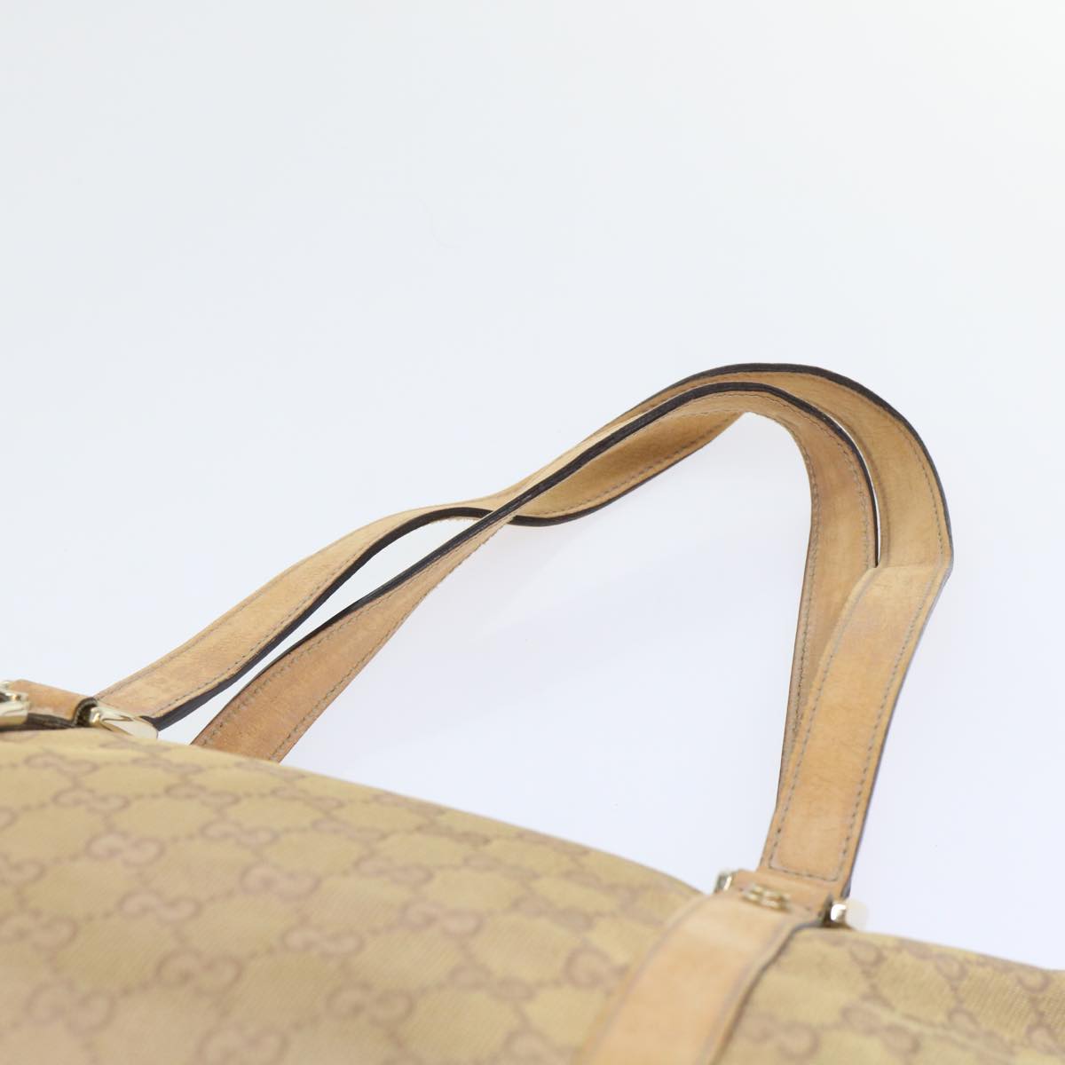 GUCCI GG Canvas Tote Bag Gold 141470 tb863