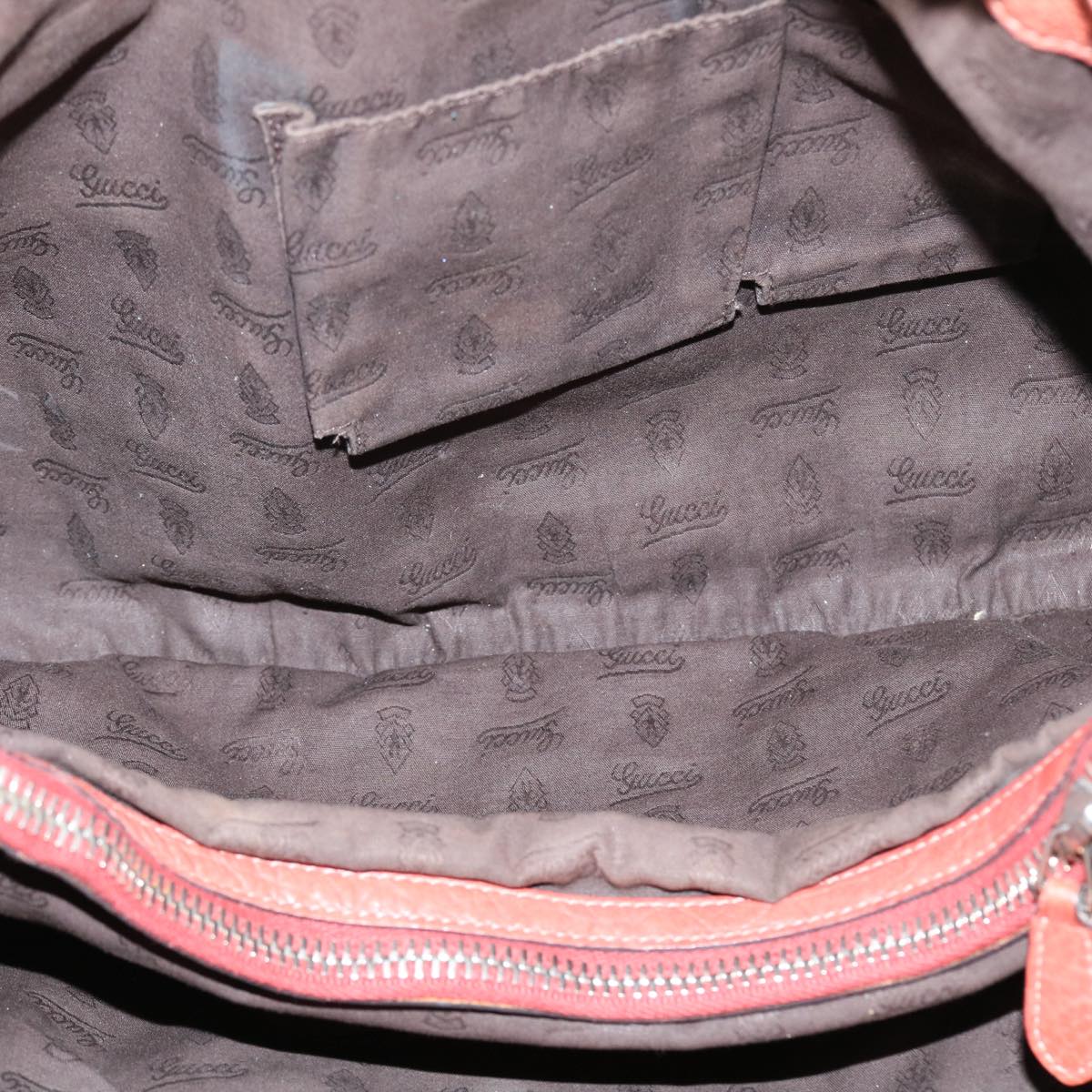 GUCCI Tote Bag Leather Orange 232947 tb893