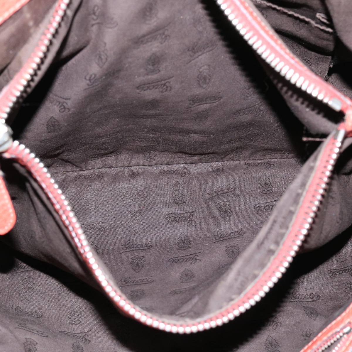 GUCCI Tote Bag Leather Orange 232947 tb893