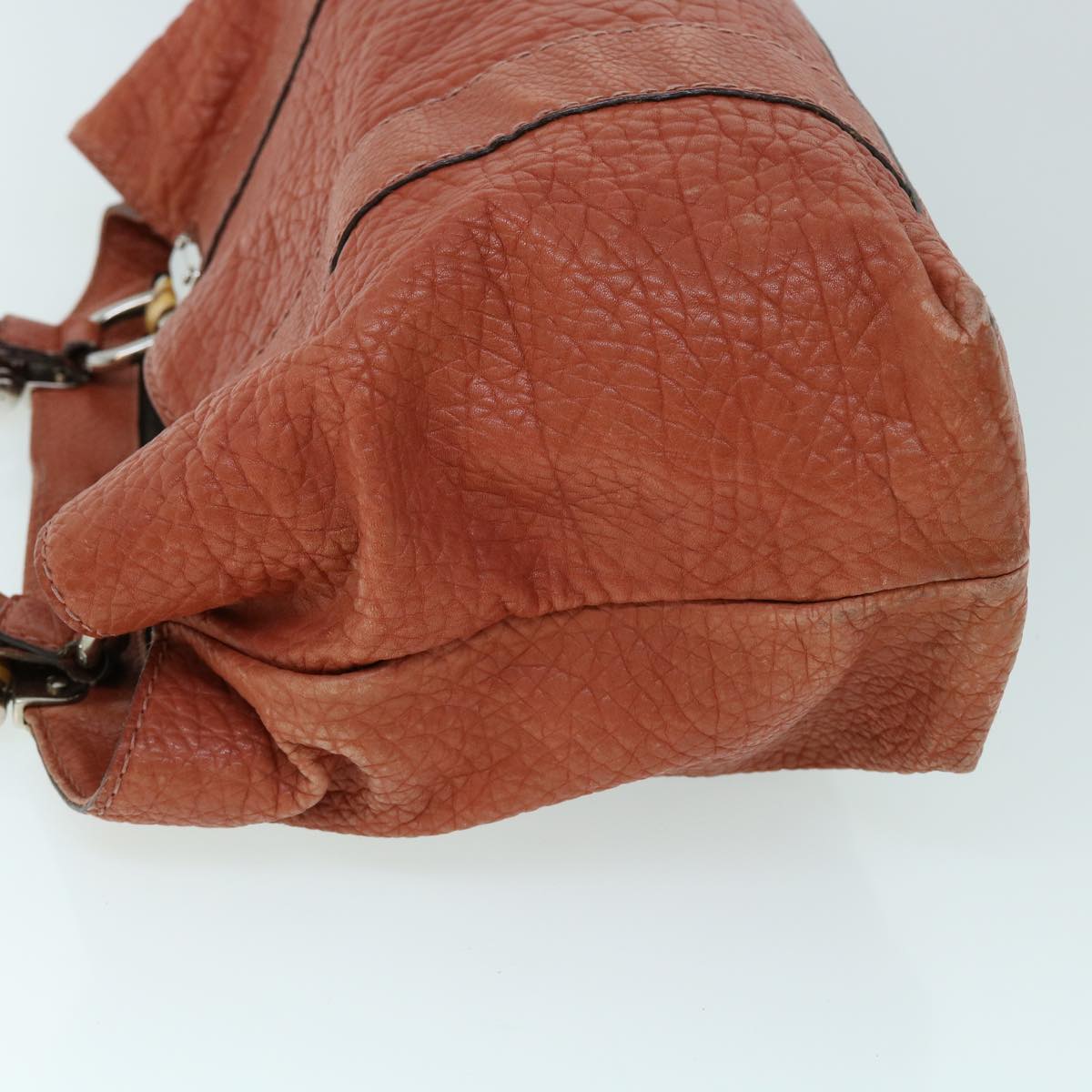 GUCCI Tote Bag Leather Orange 232947 tb893