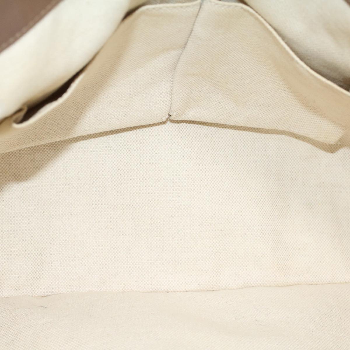 GUCCI GG Canvas Tote Bag PVC Leather Beige 336776 tb900