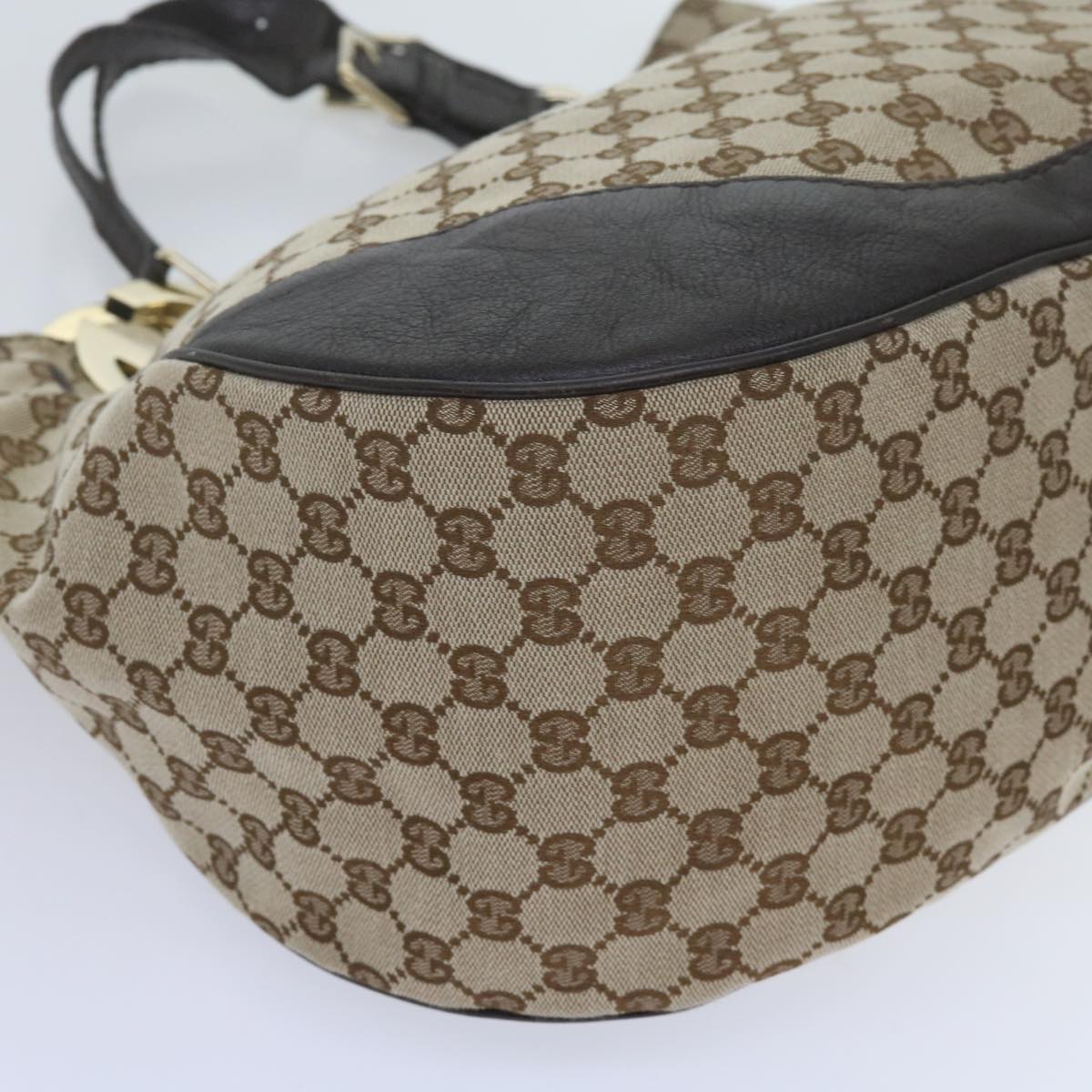 GUCCI GG Canvas Tote Bag Beige 203504 tb972