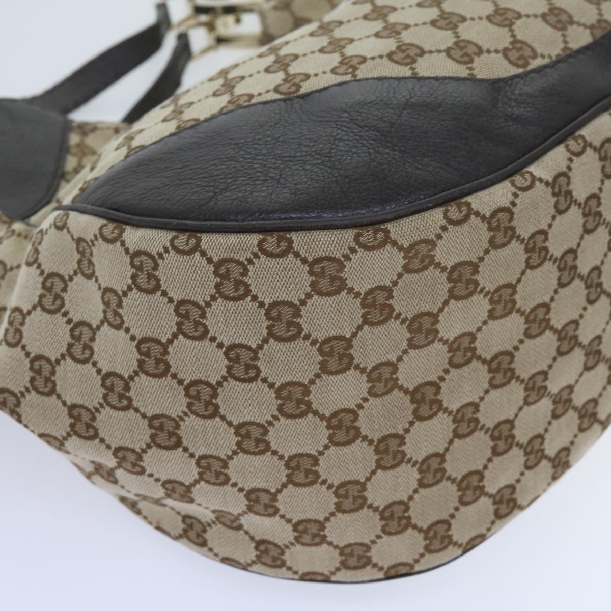 GUCCI GG Canvas Tote Bag Beige 203504 tb972