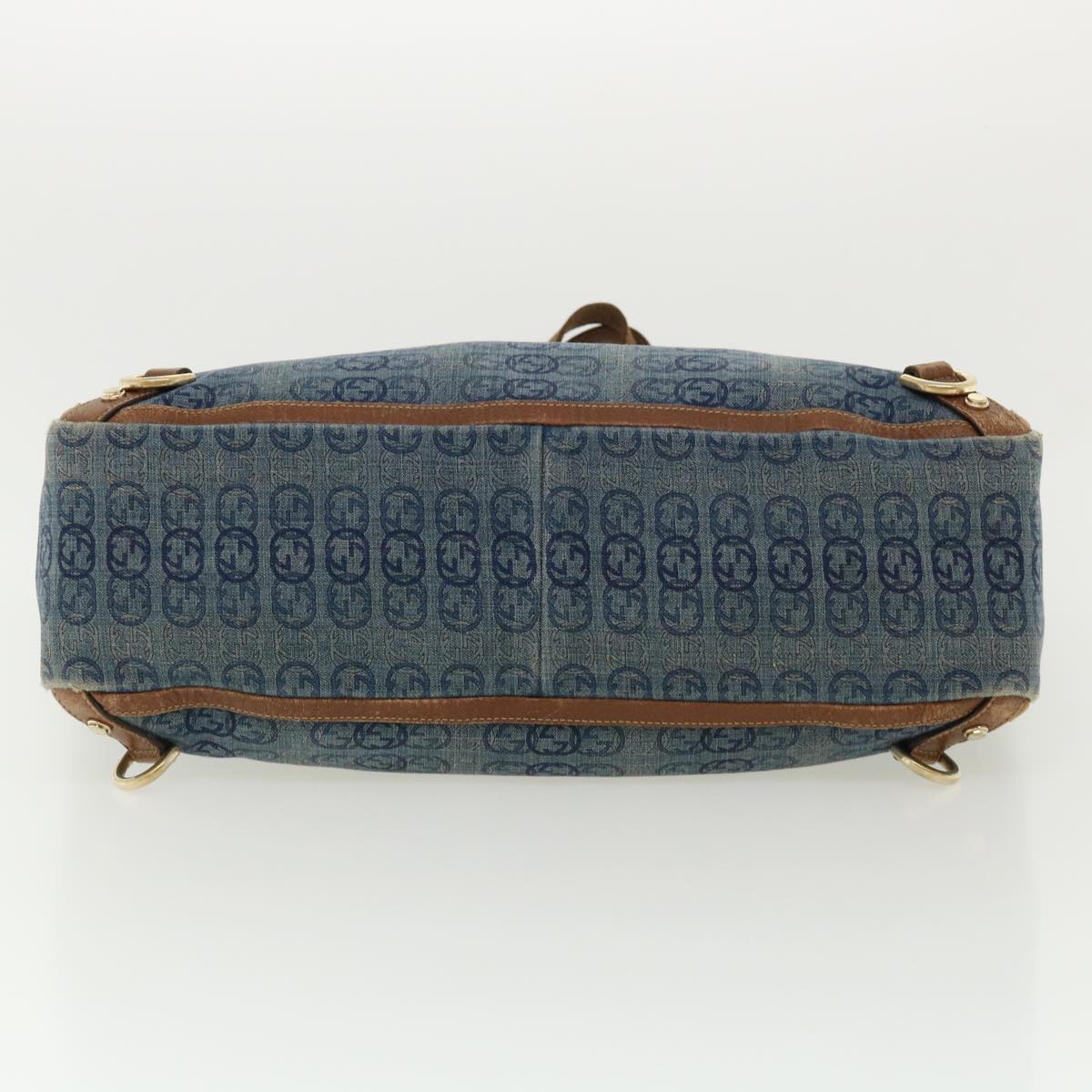 GUCCI Interlocking Tote Bag Blue th2955