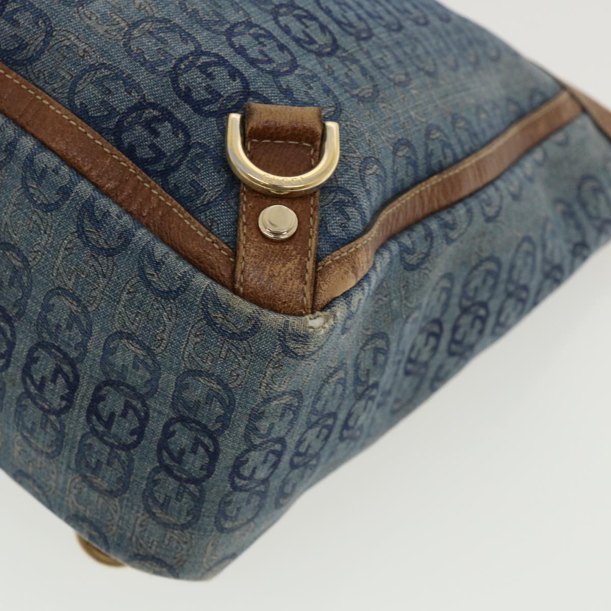 GUCCI Interlocking Tote Bag Blue th2955
