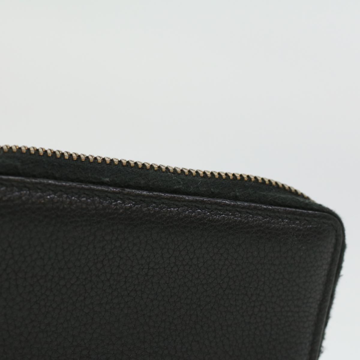 GUCCI Coin Purse Leather Black th3120