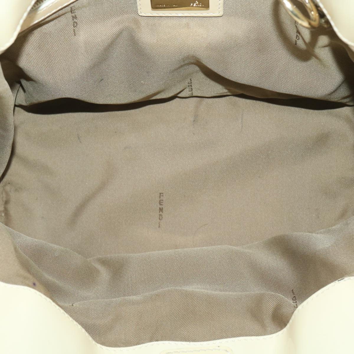 FENDI Shoulder Bag Canvas Beige 2435-8BH121-LAX-048 th3390