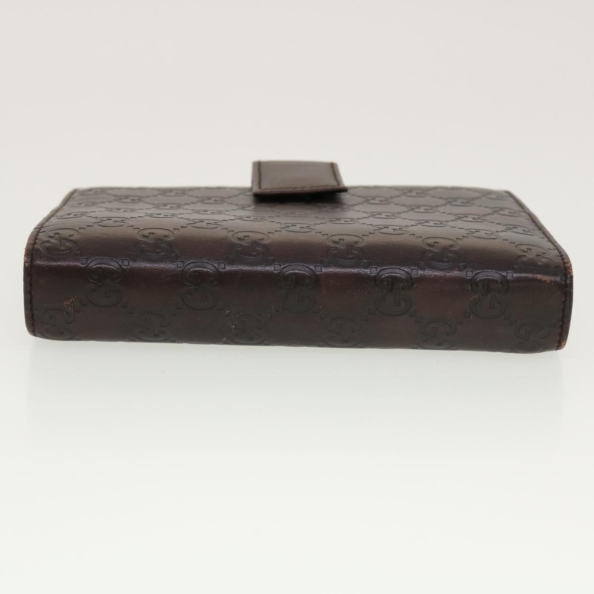 GUCCI GG Canvas Guccissima Agenda MM Day Planner Cover Brown 115241 th3649