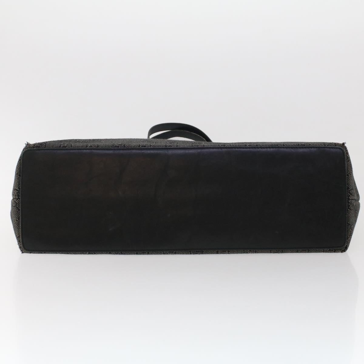 GUCCI GG Canvas Tote Bag Black 36173 1705 th3729