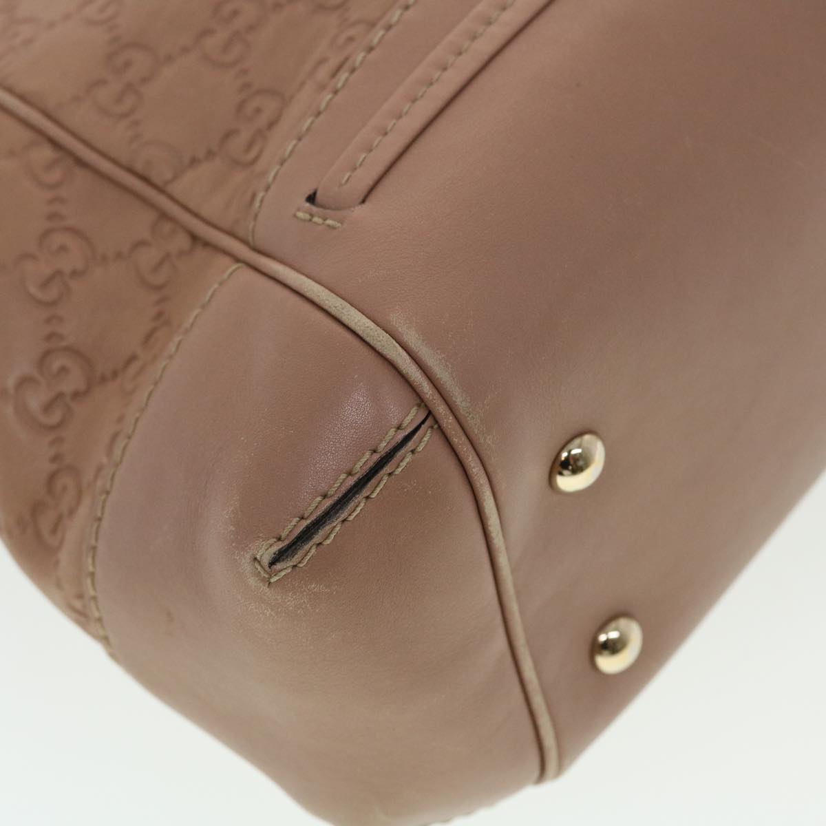 GUCCI GG Canvas Guccissima Hand Bag 2way Shoulder Bag Beige 269894 th3730