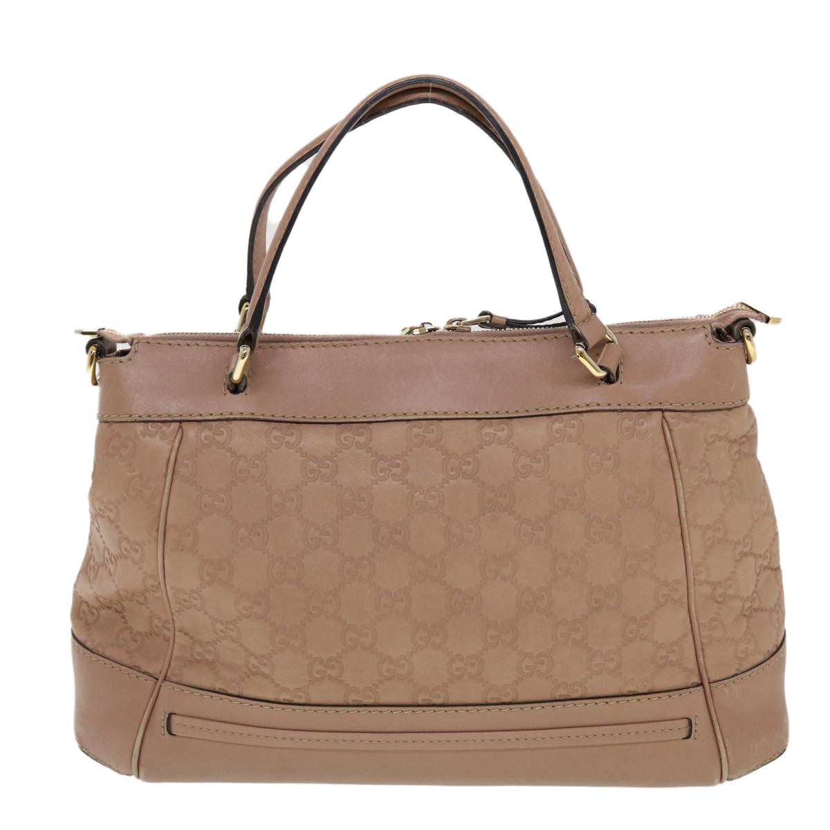 GUCCI GG Canvas Guccissima Hand Bag 2way Shoulder Bag Beige 269894 th3730