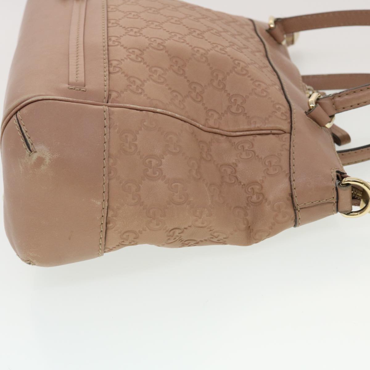 GUCCI GG Canvas Guccissima Hand Bag 2way Shoulder Bag Beige 269894 th3730
