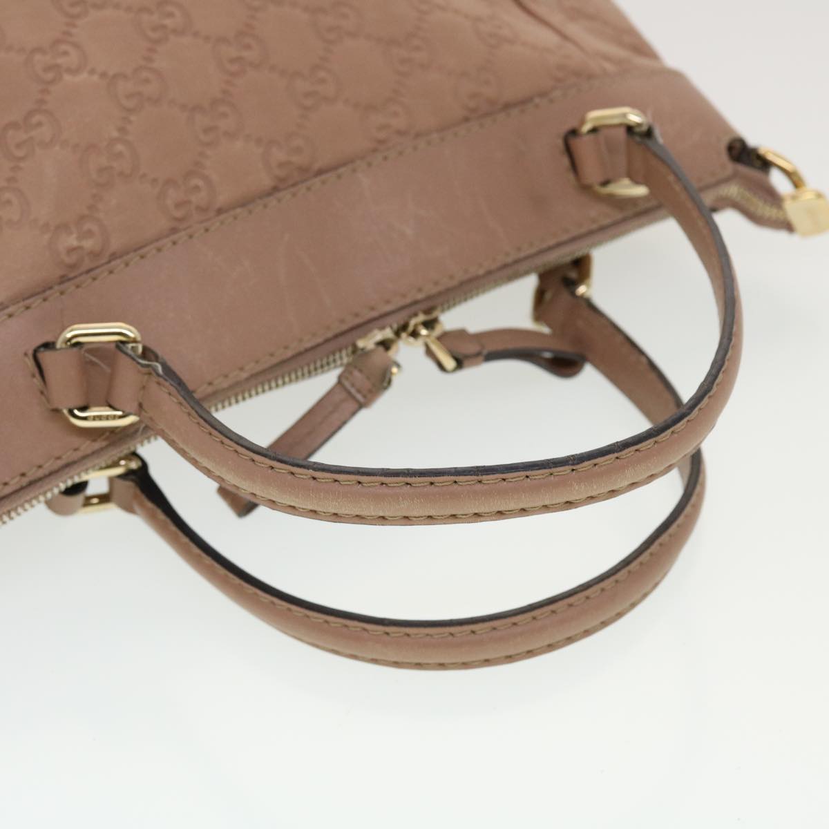 GUCCI GG Canvas Guccissima Hand Bag 2way Shoulder Bag Beige 269894 th3730