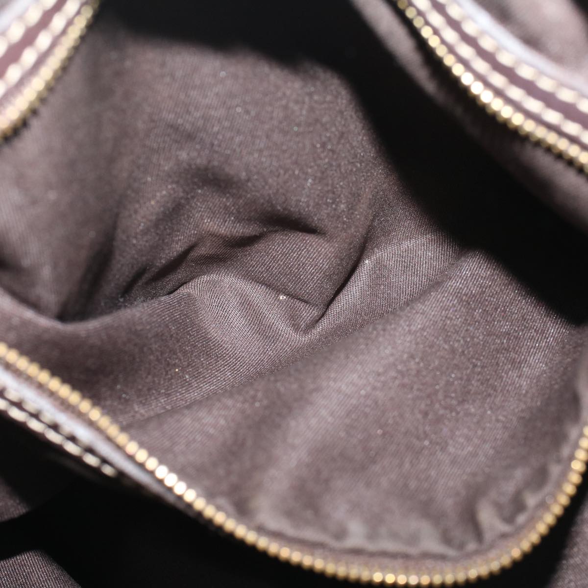 GUCCI GG Canvas Shoulder Bag Leather Beige 137621 th3811