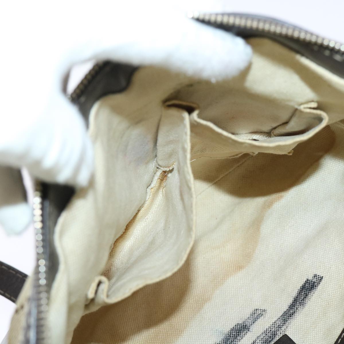 GUCCI GG Canvas Shoulder Bag Beige 257072 th3852