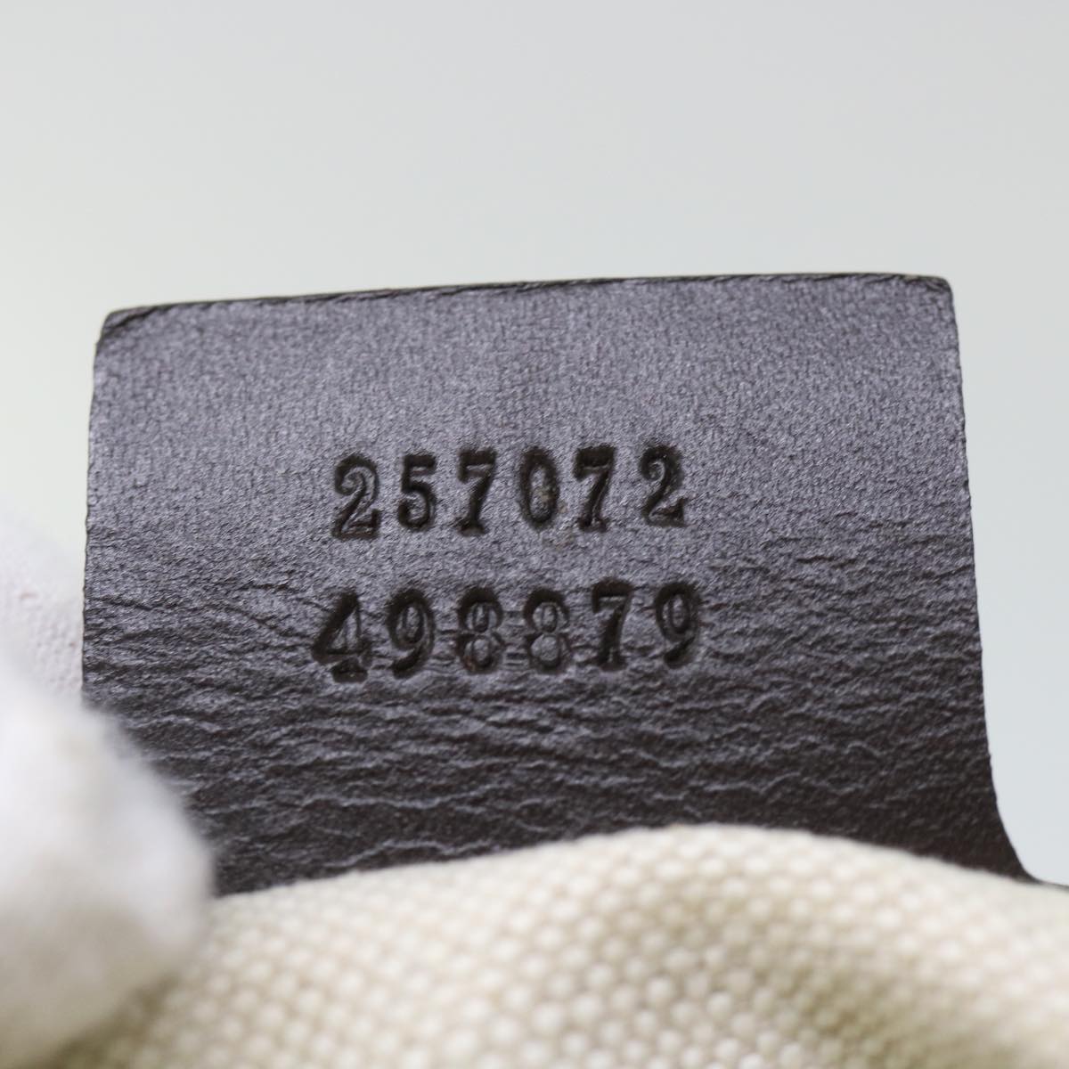 GUCCI GG Canvas Shoulder Bag Beige 257072 th3852
