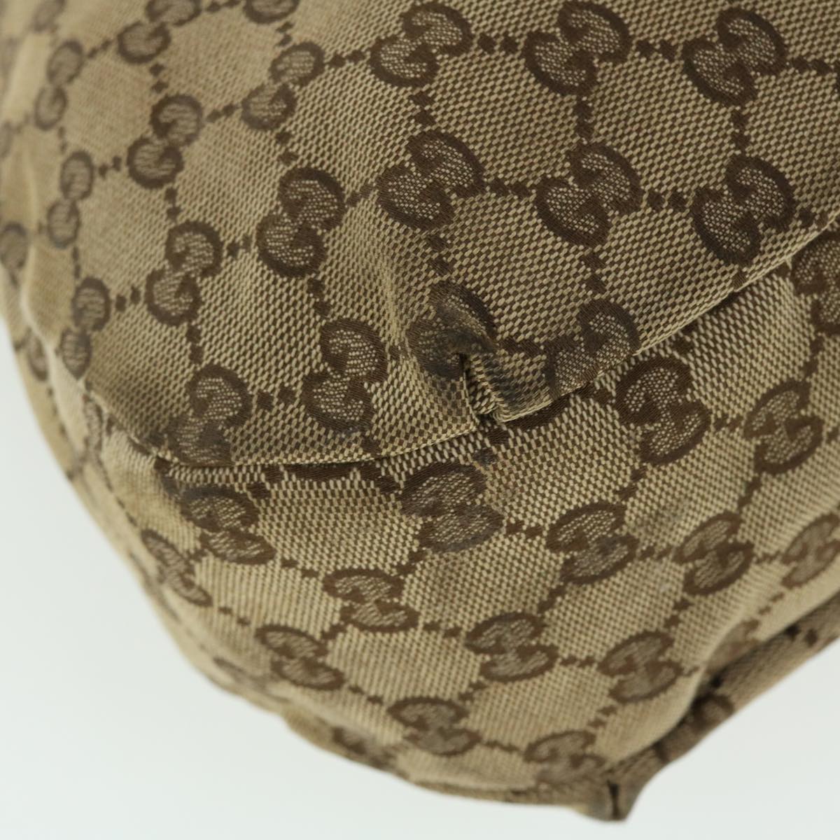 GUCCI GG Canvas Web Sherry Line Shoulder Bag Beige Red Green 211934 th3929