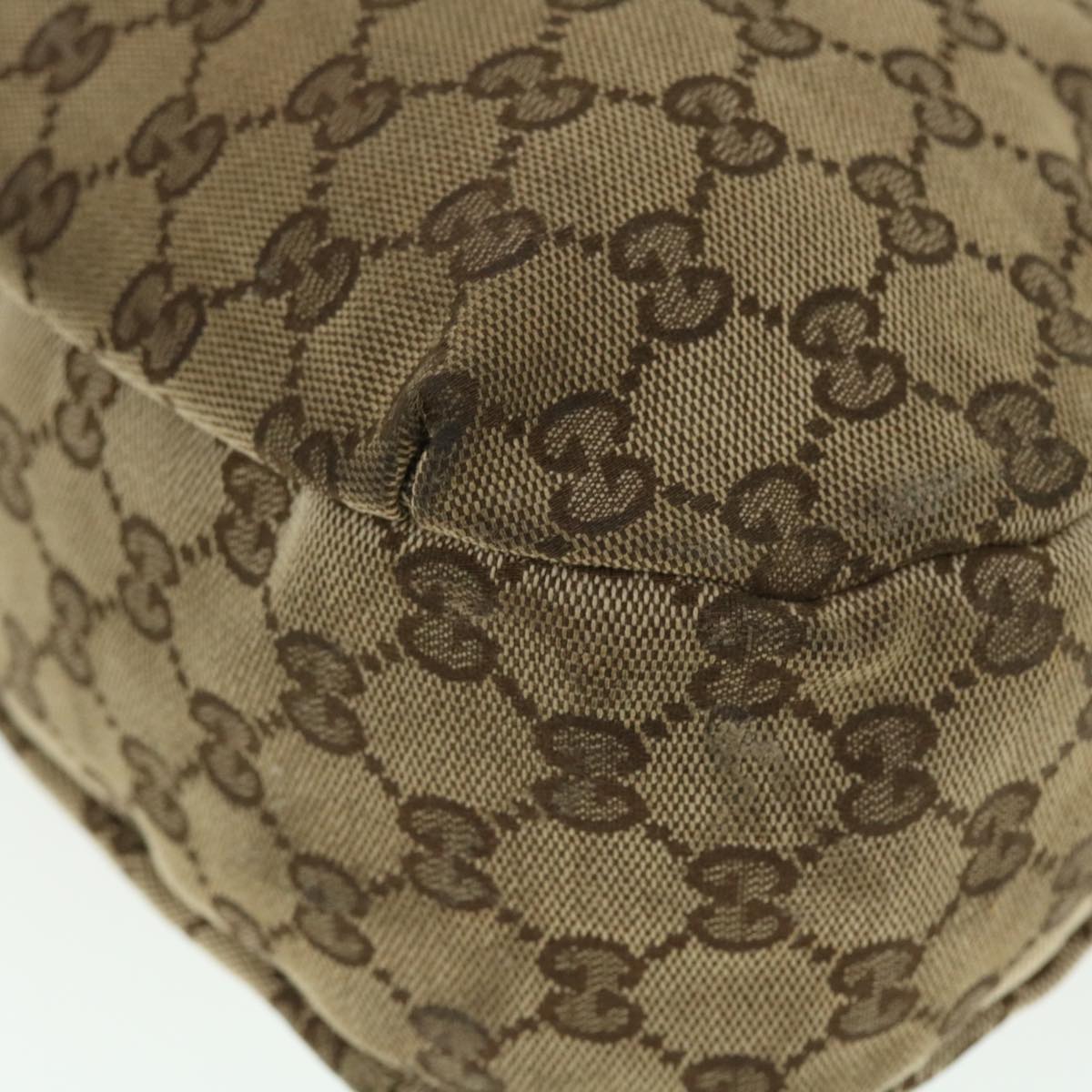 GUCCI GG Canvas Web Sherry Line Shoulder Bag Beige Red Green 211934 th3929