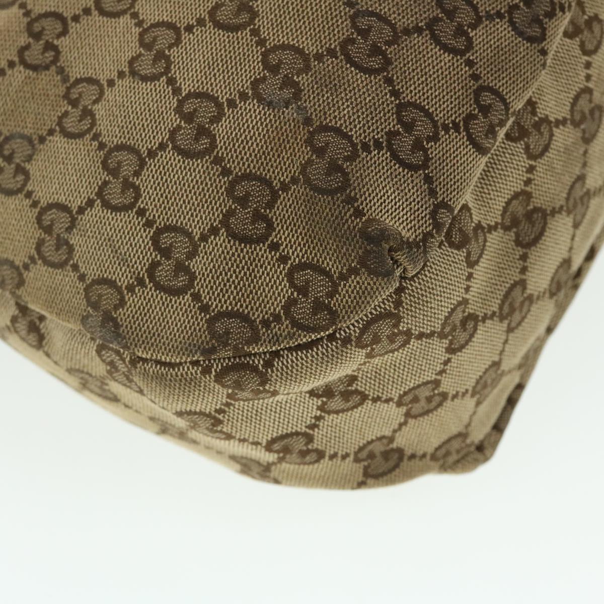 GUCCI GG Canvas Web Sherry Line Shoulder Bag Beige Red Green 211934 th3929